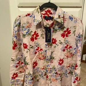 Ralph Lauren linen button tunic